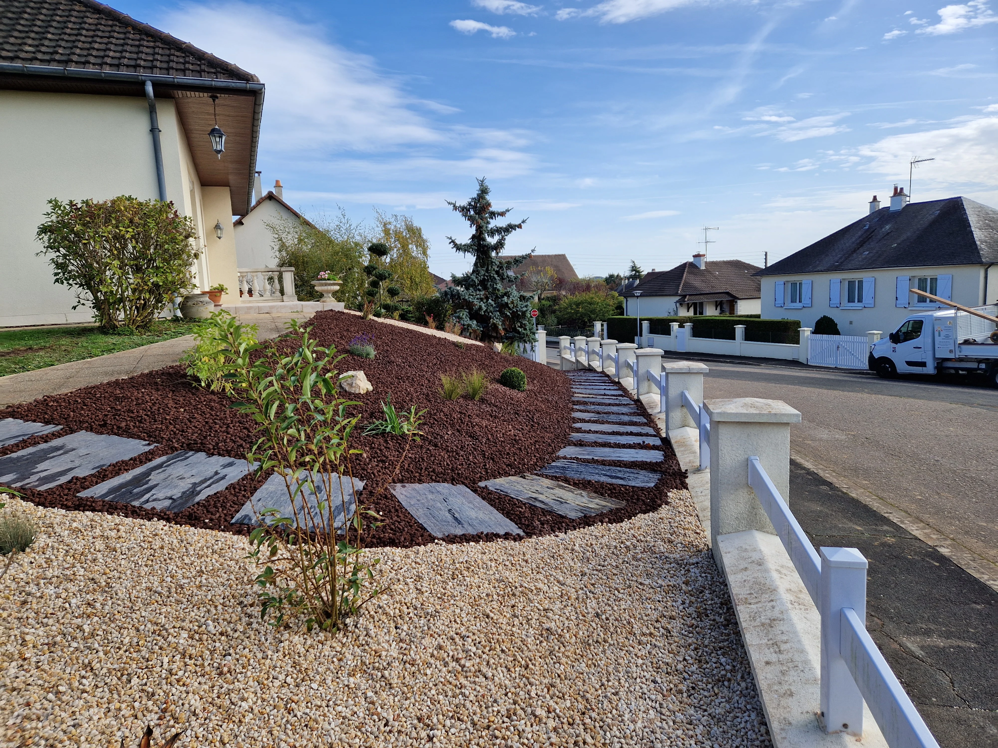 Parterre réalisé à Villiers-sur-loir